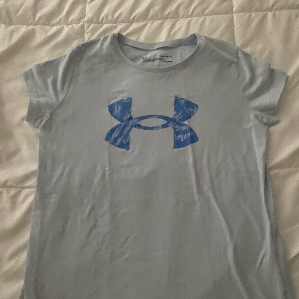 Baby blue under Armour sporty tee
